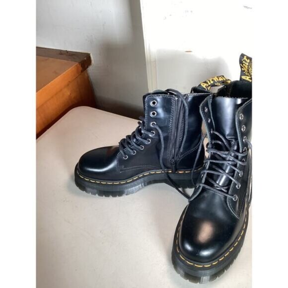 Dr. Martens Women's PJ005 Other Boots Black Leather Size 9